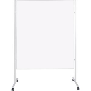 Magnetoplan Presentatiebord Moderationstafel Mobile (b x h) 120 cm x 150 cm Staal Wit Tweezijdig te gebruiken, Beschrijfbaar, In hoogte verstelbaar,