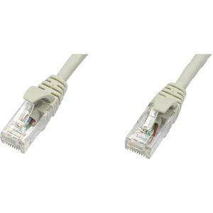 Telegärtner L00001E0005 RJ45 Netwerkkabel, patchkabel CAT 5e U/UTP 2.00 m Grijs Vlambestendig 1 stuk(s)