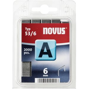 Novus Nietjes 53/6 2000 stuk(s) 106441900 Afm. (l x b) 6 mm x 11.3 mm