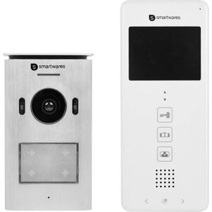 Smartwares DIC-22112 Complete set voor Video-deurintercom 2-draads Eengezinswoning Wit