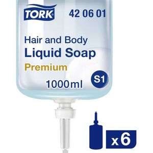 TORK Hair and Body 420601 Vloeibare zeep 1 l 6 stuk(s)