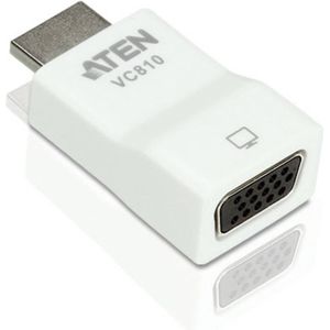 ATEN VC810-AT HDMI / VGA Adapter [1x HDMI-stekker - 1x VGA-bus] Grijs 0 m