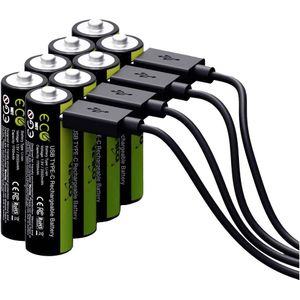 Verico LoopEnergy USB-C Oplaadbare AA batterij (penlite) Li-ion 1700 mAh 1.5 V 8 stuk(s)
