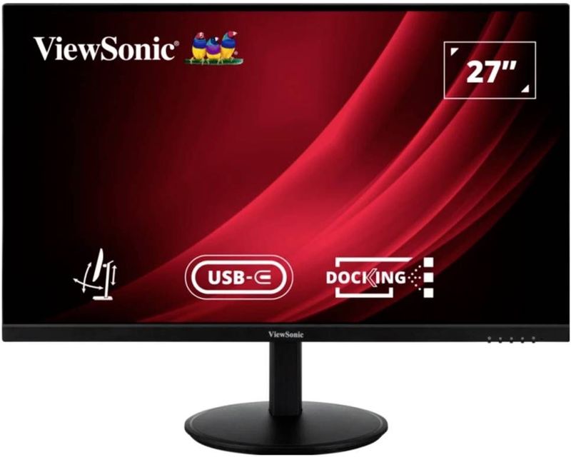 Viewsonic VG2709U-2K LED-monitor Energielabel F (A - G) 68.6 cm (27 inch) 2560 x 1440 Pixel 16:9 4 ms HDMI, DisplayPort, Audio, stereo (3.5 mm jackplug), USB-A