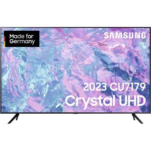 Samsung Crystal UHD 2023 CU7179 LED-TV 108 cm 43 inch Energielabel G (A - G) CI+*, DVB-C, DVB-S2, DVB-T2 HD, Smart TV, UHD, WiFi Zwart