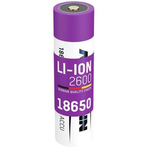 Ansmann Li-Ion Akku 18650 Rechargeable battery Lithium-Ion 2600 mAh - Beveiligd