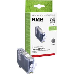KMP Inktcartridge vervangt Canon CLI-526GY Compatibel Grijs C86 1515,0041