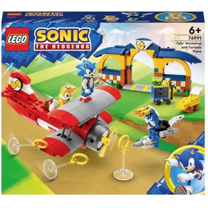 LEGO Sonic the Hedgehog Tails' werkplaats en Tornado vliegtuig - 76991