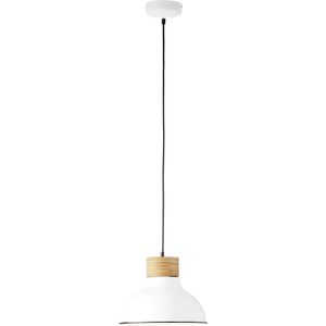 Brilliant Pullet 93791/05 Hanglamp LED E27 40 W Wit, Hout (licht)