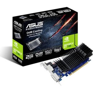 Asus Nvidia GeForce GT730 Videokaart 2 GB GDDR5-RAM PCIe HDMI, DVI Low Profile, Passieve koeling