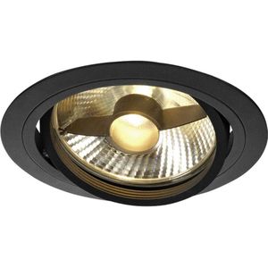 SLV 113550 New Tria 1 Inbouwlamp Halogeen, LED GU10 75 W Zwart (mat)