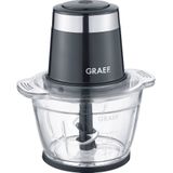 Graef CH 502 - Hakmolen 500W + mengbeker 1l - zwart