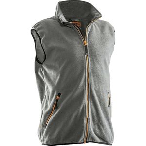 Jobman J7501-dunkelgrau-L Microfleece vest Maat: L Donkergrijs