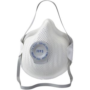 Moldex Klassiker 255555 Fijnstofmasker met ventiel FFP3 D 5 stuk(s) EN 149:2001, EN 149:2009 DIN 149:2001, DIN 149:2009