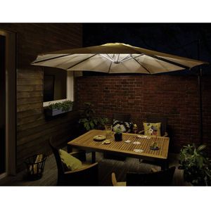 Paulmann 94208 Parasol Accu-zonneschermverlichting Set van 4 stuks LED LED vast ingebouwd 1.8 W Zwart