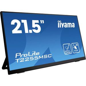 Iiyama ProLite Touchscreen monitor Energielabel: D (A - G) 54.6 cm (21.5 inch) 1920 x 1080 Pixel 16:9 5 ms HDMI, DisplayPort, USB IPS LED