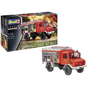 1:24 Revell 07512 Mercedes-Benz Unimog U 1300 L TLF 8/18 Plastic Modelbouwpakket