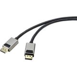 SpeaKa Professional SP-9510452 DisplayPort-kabel DisplayPort Aansluitkabel DisplayPort-stekker, DisplayPort-stekker 3.00 m Zwart Ultra HD (8K)