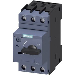Siemens 3RV2011-1AA10 Vermogensschakelaar 1 stuk(s) Instelbereik (stroomsterkte): 1.1 - 1.6 A Schakelspanning (max.): 690 V/AC (b x h x d) 45 x 97 x 97 mm