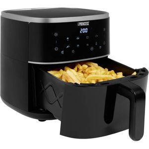 Princess 01.182238.01.001 Airfryer 1350 W Anti-aanbaklaag, Heteluchtfunctie, Timerfunctie, Instelbare temperatuur, Met display Zwart