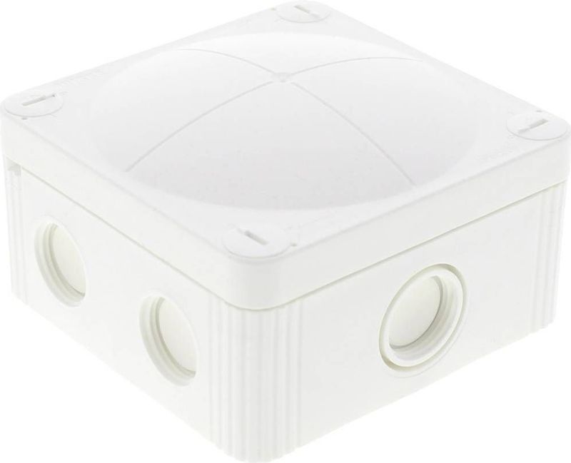 Wiska COMBI 407/5/W Aftakkast (l x b x h) 95 x 95 x 60 mm Crème-wit IP66/IP67 1 stuk(s)