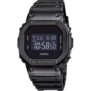 Casio DW-5600BB-1ER Horloge Kwarts (l x b x h) 48.9 x 42.8 x 13.4 mm Zwart Materiaal (behuizing): Hars Materiaal (armband): Hars