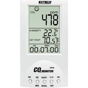 Extech CO220 Kooldioxidemeter 0 - 9999 ppm