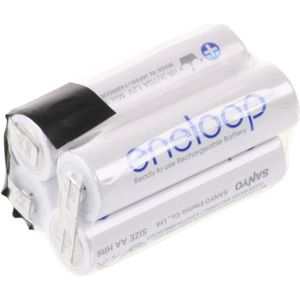 Panasonic eneloop Würfel F2x2 Accupack Aantal cellen: 4 Batterijgrootte: AA (penlite) U-soldeerlip NiMH 4.8 V 1900 mAh