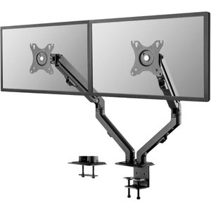 Neomounts FPMA-D650DBLACK Monitor-tafelbeugel 43,2 cm (17) - 68,6 cm (27) Kantelbaar, Zwenkbaar, Roteerbaar, In hoogte verstelbaar