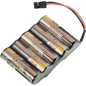 Reely NiMH accupack 6 V 2300 mAh Aantal cellen: 5 AA (penlite) Side by Side JR-bus