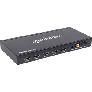 Manhattan 207881 HDMI-switch 4 poorten Met afstandsbediening 1920 x 1080 Pixel