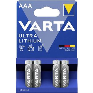 Varta LITHIUM AAA Bli 4 AAA batterij (potlood) Lithium 1100 mAh 1.5 V 4 stuk(s)