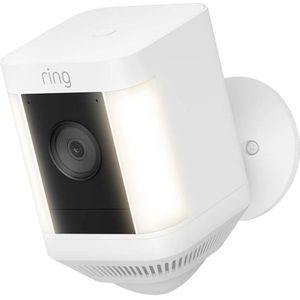 ring Spotlight Cam Plus - Battery - White 8SB1S2-WEU0 IP Bewakingscamera WiFi 1920 x 1080 Pixel