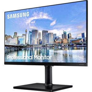 Samsung F24T452FQR LED-monitor Energielabel E (A - G) 61 cm (24 inch) 1920 x 1080 Pixel 16:9 5 ms HDMI, DisplayPort, Hoofdtelefoon (3.5 mm jackplug), USB 2.0