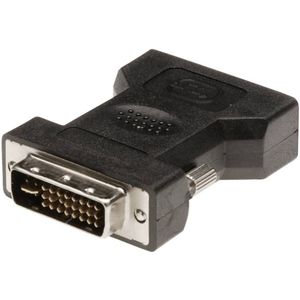 Digitus AK-320504-000-S DVI / VGA Adapter [1x DVI-stekker 24+5-polig - 1x VGA-bus] Zwart