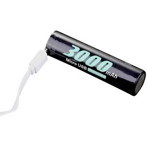 Soshine 18650USB-3.7-3000 Speciale oplaadbare batterij 18650 Li-ion 3.6 V 3000 mAh