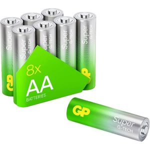 GP Batteries Super AA batterij (penlite) Alkaline 1.5 V 8 stuk(s)
