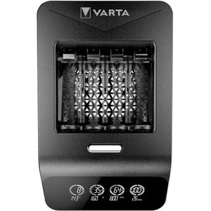 LCD Ultra fast  charger 57685 Varta met 4 x AA 2100mAh