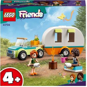 LEGO Friends Kampeervakantie Set met Caravan en Auto en Minipoppetjes- 41726