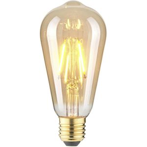 LightMe LM85057 LED-lamp E27 Ballon 2.5 W Barnsteen (Ø x l) 64 mm x 140 mm 1 stuk(s)