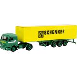 Herpa 310949 H0 Vrachtwagen Mercedes Benz S trekker-opleggercombinatie Schenker