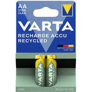 Varta RECH.AC.RECYC.AA2100mAh BLI2 Oplaadbare AA batterij (penlite) NiMH 2000 mAh 1.2 V 2 stuk(s)