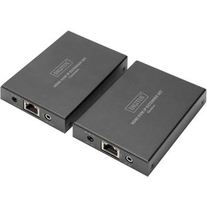Digitus DS-55507 HDMI / RJ45 Adapter [1x HDMI-bus - 1x HDMI-bus] Zwart Geschikt voor HDMI, High Speed HDMI, Ultra HD-HDMI