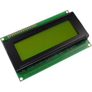 Display Elektronik LC-display Geel-groen 20 x 4 Pixel (b x h x d) 98 x 60 x 11.6 mm DEM20485SYH-LY-CYR22