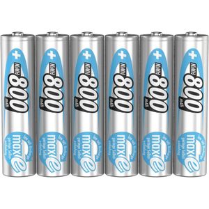 Ansmann maxE HR03 Oplaadbare AAA batterij (potlood) NiMH 800 mAh 1.2 V 6 stuk(s)