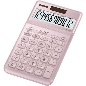 Casio JW-200SC Bureaurekenmachine Roze Aantal displayposities: 12 werkt op zonne-energie, werkt op batterijen (b x h x d) 109 x 11 x 184 mm