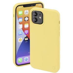 Hama MagCase Finest Feel PRO Cover Apple iPhone 12, iPhone 12 Pro Geel MagSafe compatible