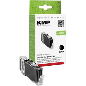 KMP Inktcartridge vervangt Canon CLI-571BK XL Compatibel Foto zwart C107BKX 1568,0001