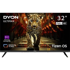 Dyon Ultimax 32F-TI LED-TV 80 cm 32 inch Energielabel F (A - G) DVB-T2, DVB-C, DVB-S2, Full HD, Smart TV, WiFi, CI+* Zwart