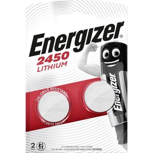 Energizer Lithium Knoopcel Batterij CR2450 3 V 2-Blister